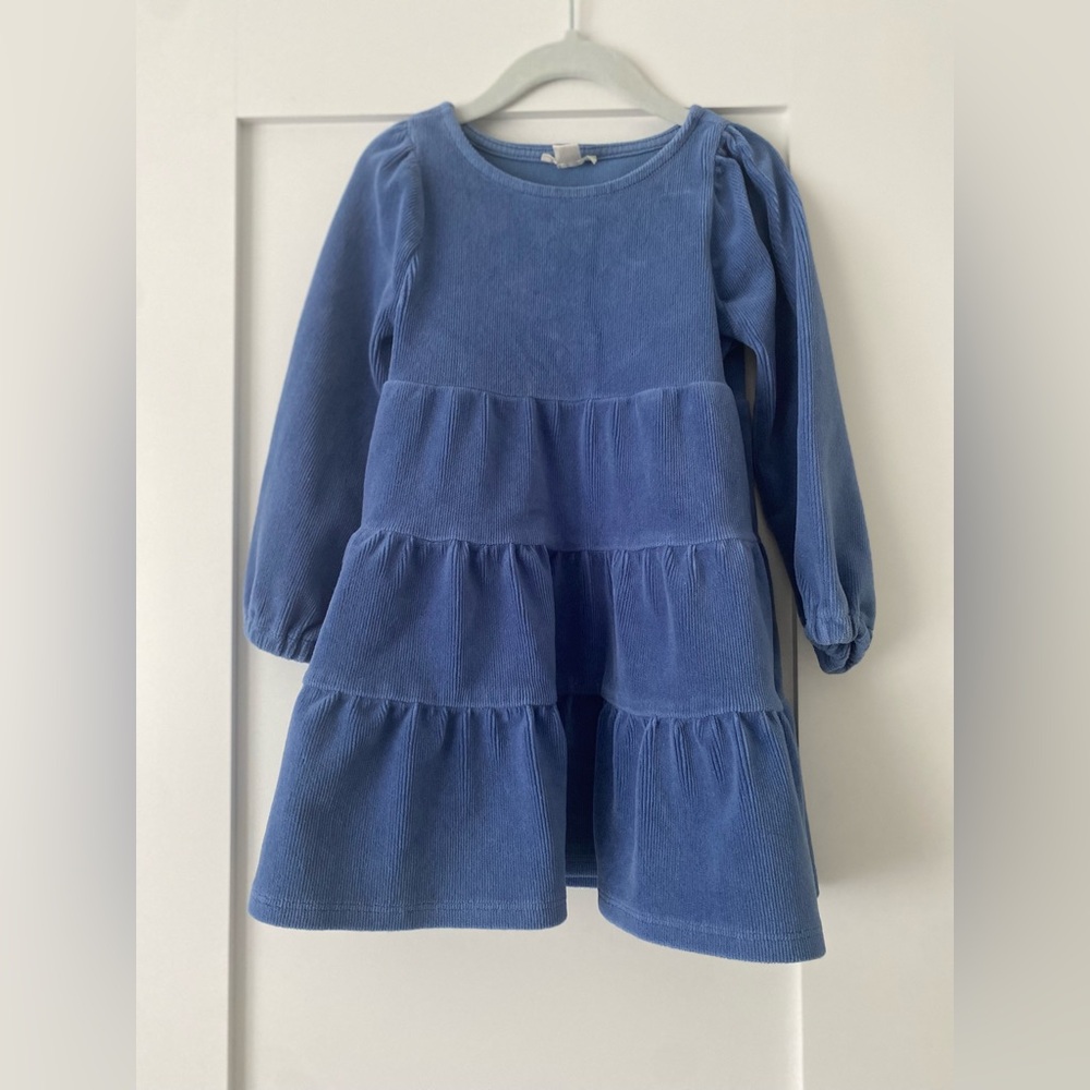 Jcrew Girls Tiered Courderoy Dress